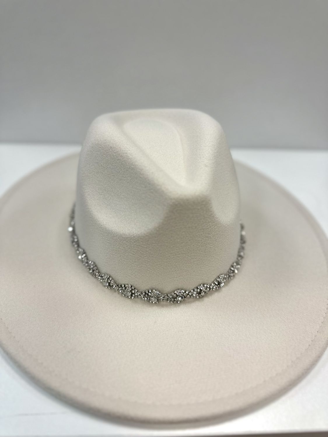 Rebecca Wide Brim Hat, Color: Silver Band, Size: One size