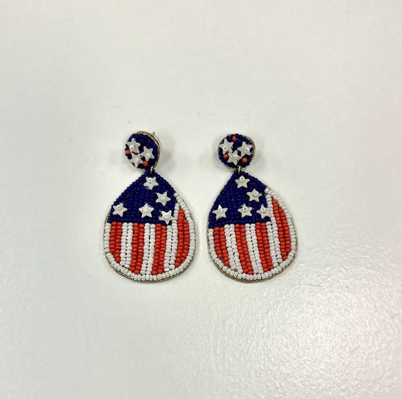 Beaded American Flag