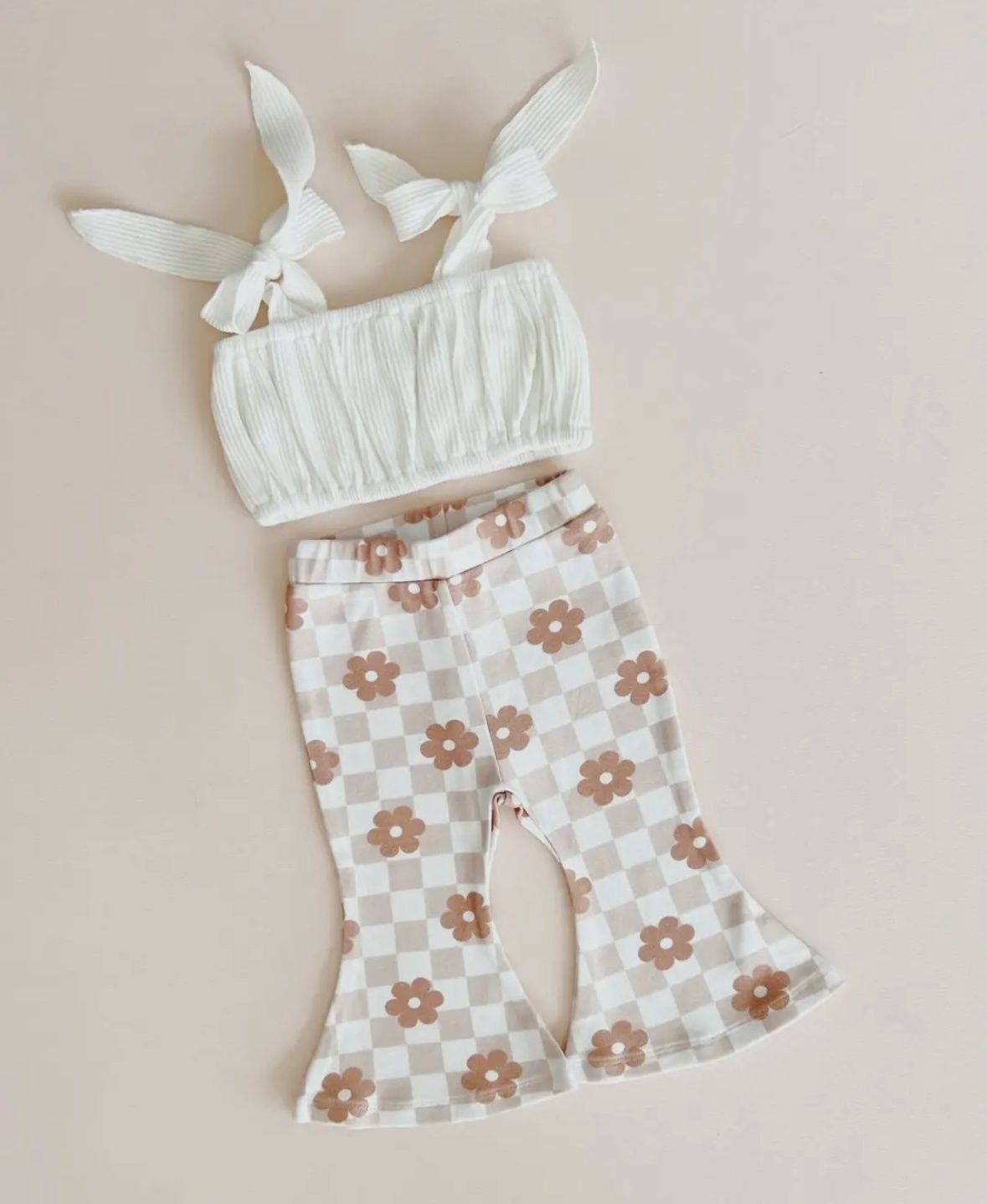 Alexis Summer Set, Color: Latte Daisy, Size: 0-3M