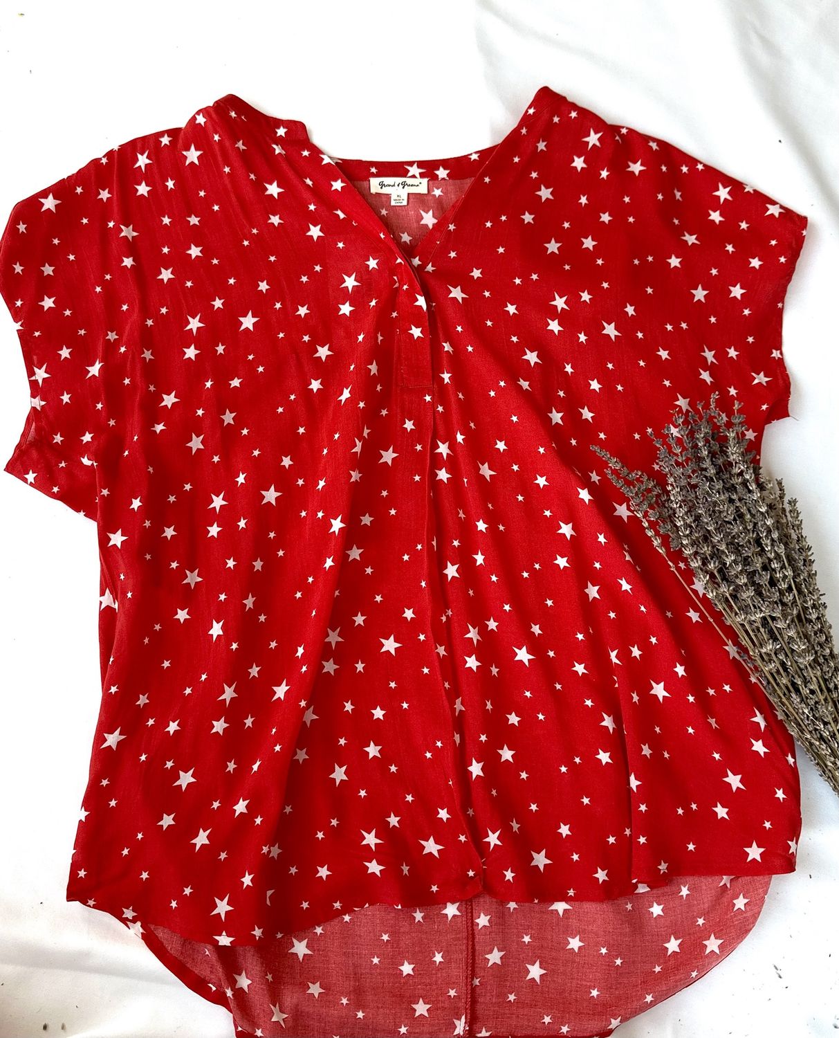 Star Spangled Red, Color: Red, Size: Small