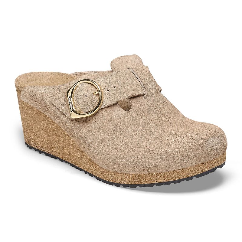 Fanny Ring Buckle Suede - Warm Sand