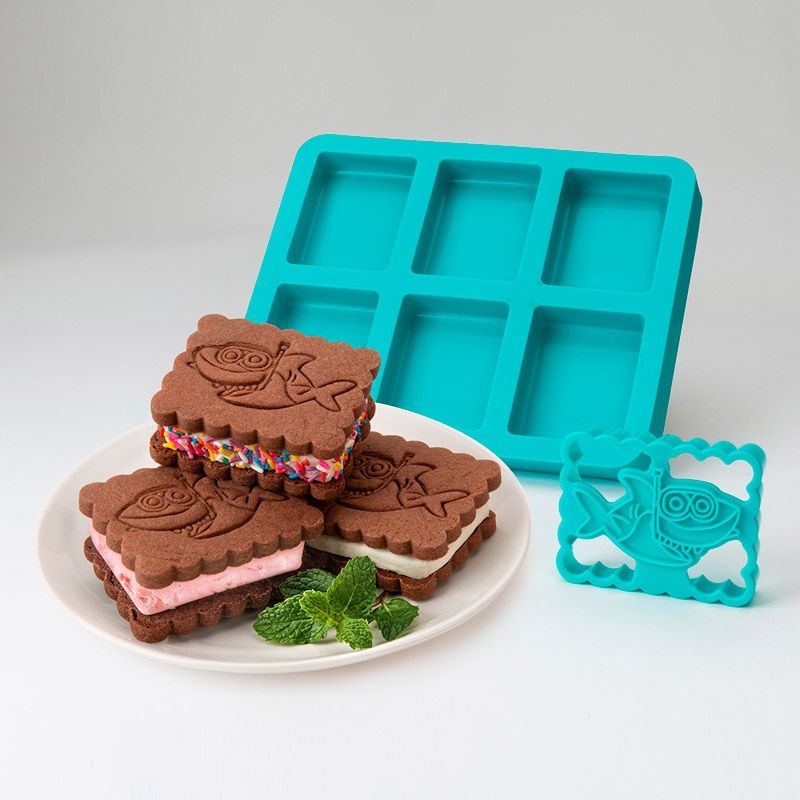 Ice Cream Sandwich Maker, Style: Shark