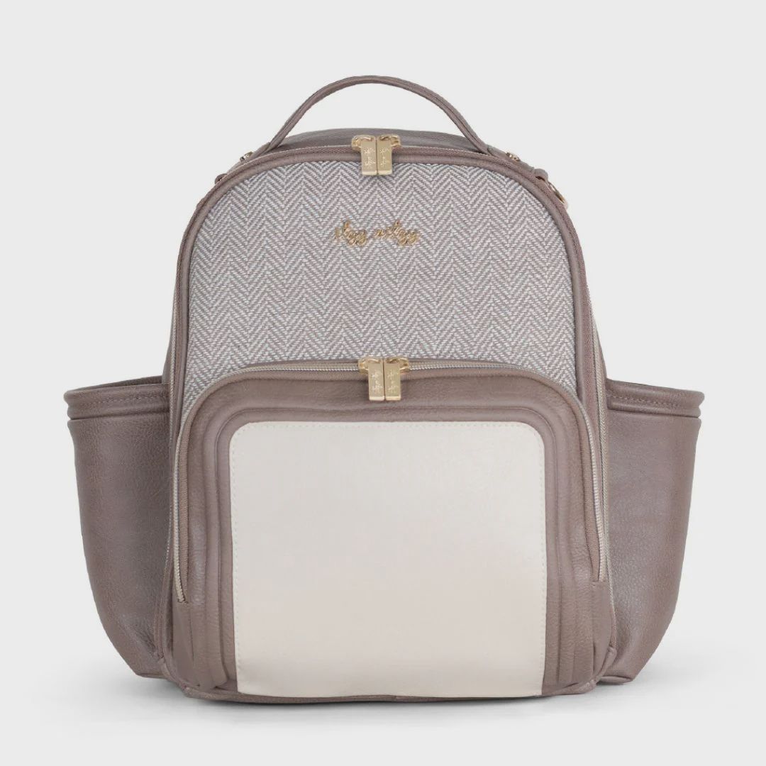 Vanilla Latte Itzy Mini Plus Diaper Bag