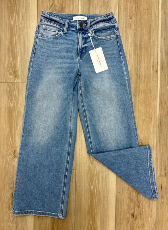 Beckoned High Rise Crop Wide Leg