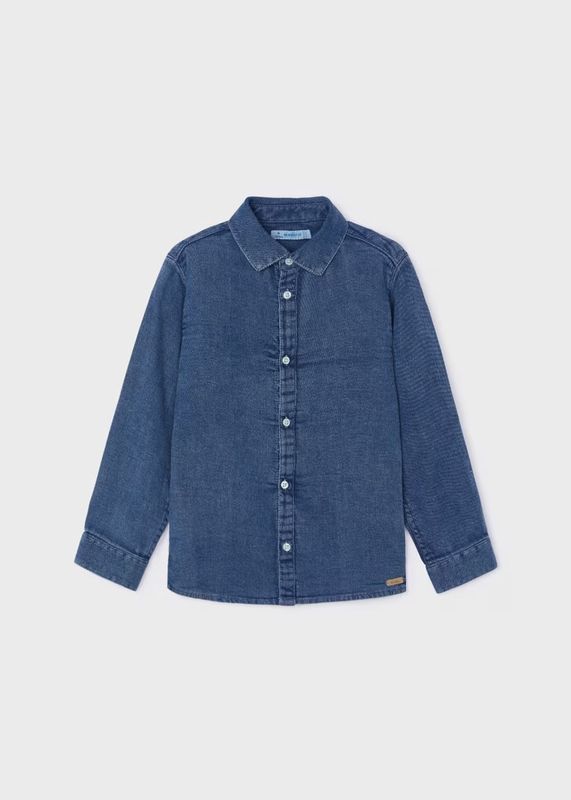 Malakai Denim Shirt, Color: Denim, Size: Size 2