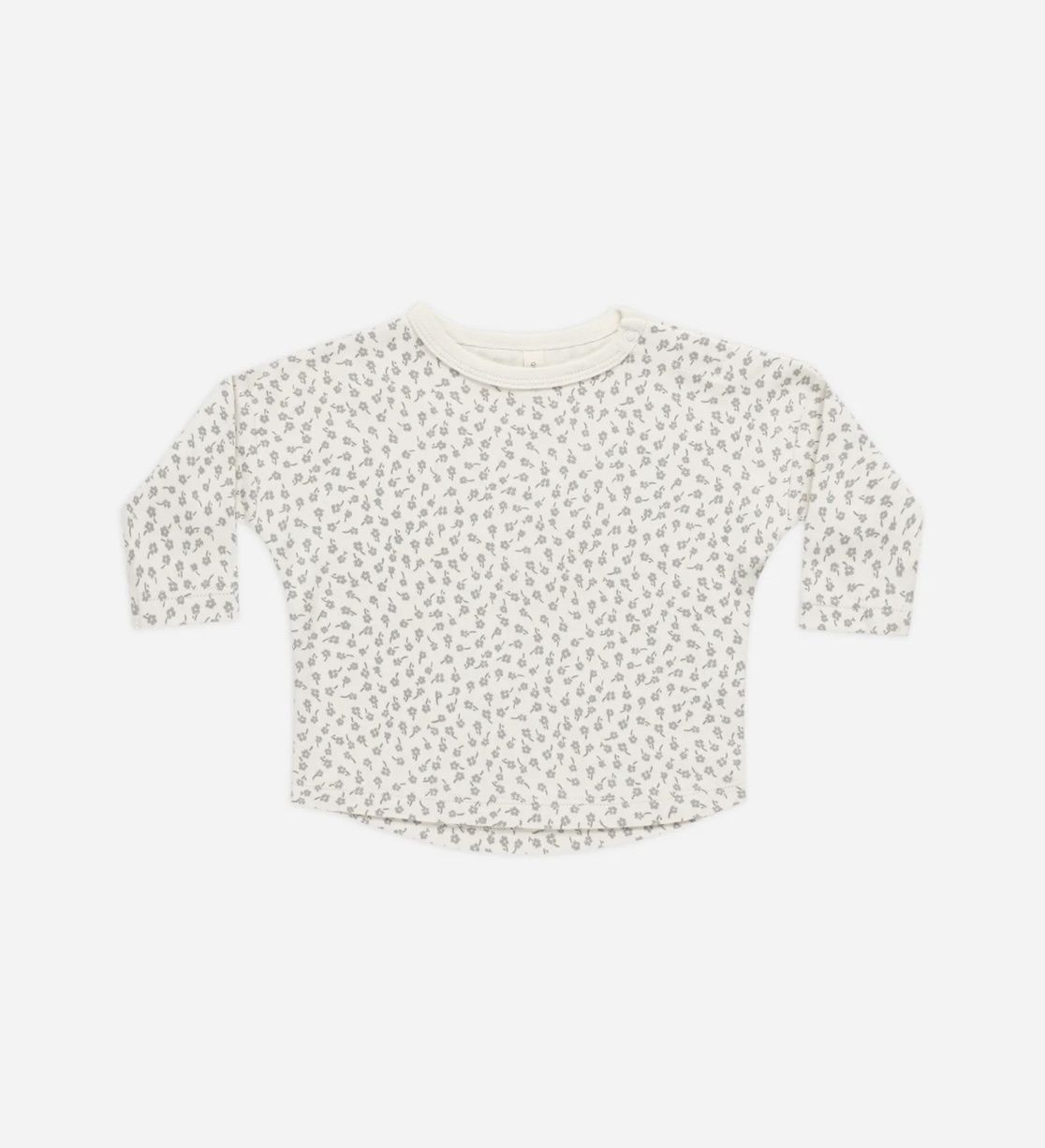 Payton Floral Long Sleeve Tee, Color: Floral, Size: 0-3M