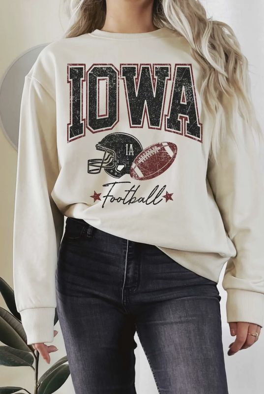 Iowa Football Graphic Sweatshirt