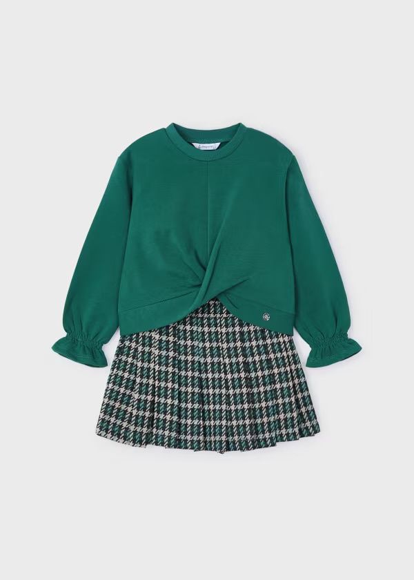 Vanessa Back to School Set, Color: Green, Size: Size 2