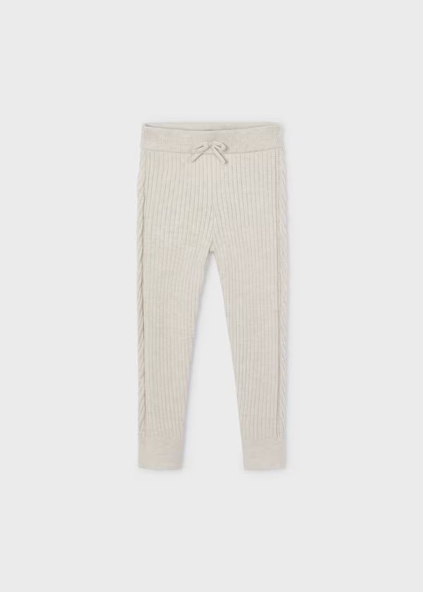 Kaitlyn Knit Leggings, Color: Sand, Size: 2