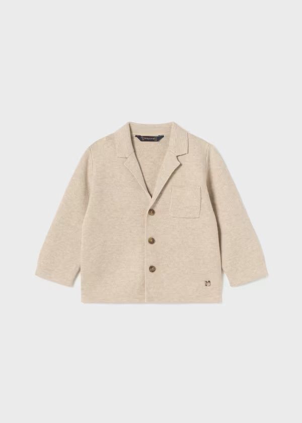 Rylee Tricot Jacket, Color: Beige, Size: 6M