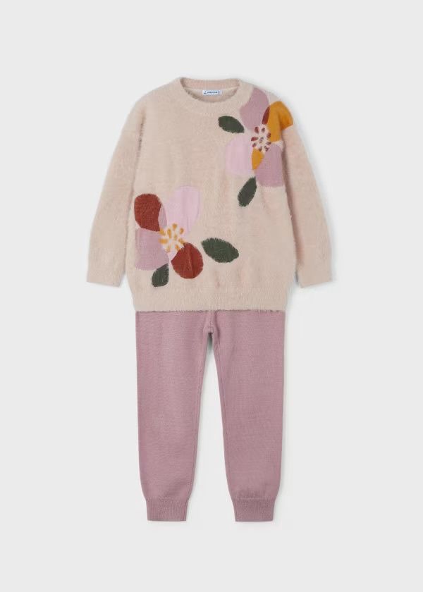 Olivia Sweater Set, Color: Rosy, Size: 2