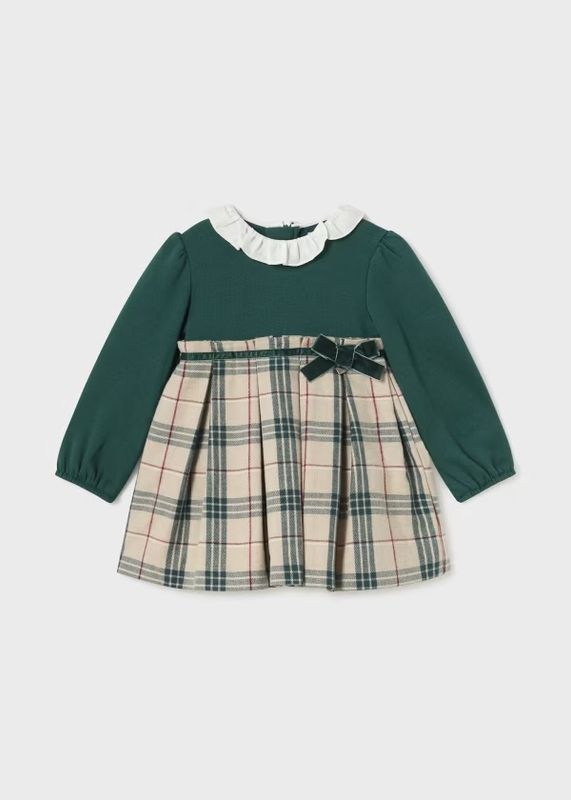 Estella Checked Combined Dress