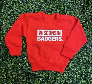 Wisconsin Baby Sweatshirt, Size: 0-3mo