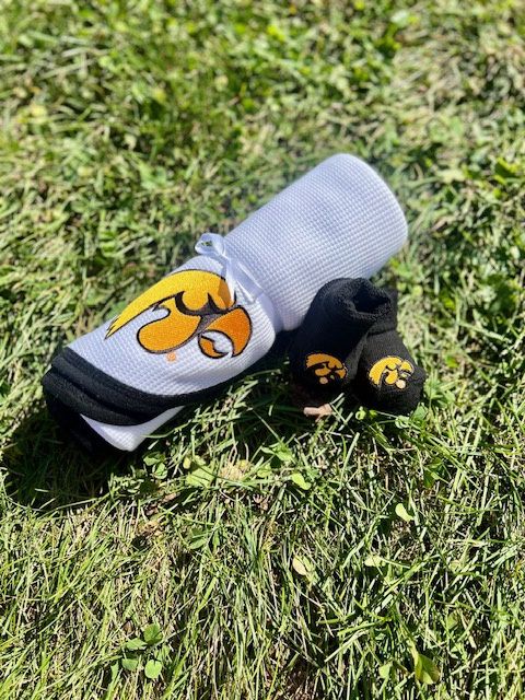 Iowa Hawkeyes Baby Booties
