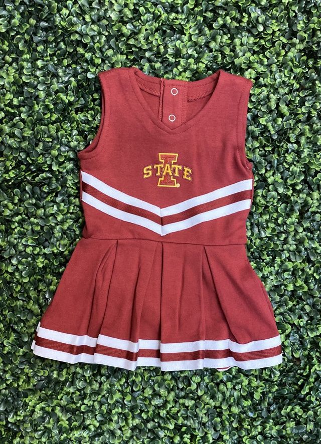 Iowa State Cheer Bodysuit Dress, Size: 0-3mo