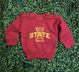 Iowa State Sweatshirt, Size: 0-3mo