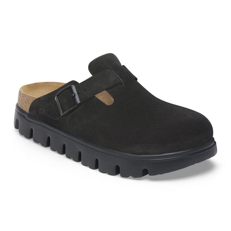 Boston Chunky Suede Leather - Black/Black