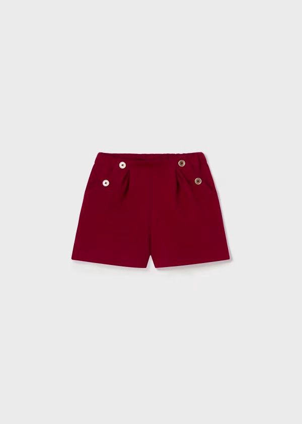 Tessa Baby Shorts, Color: Red, Size: 6M