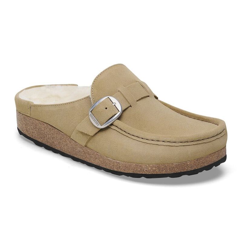 Buckley Shearling - Suede Leather Taupe