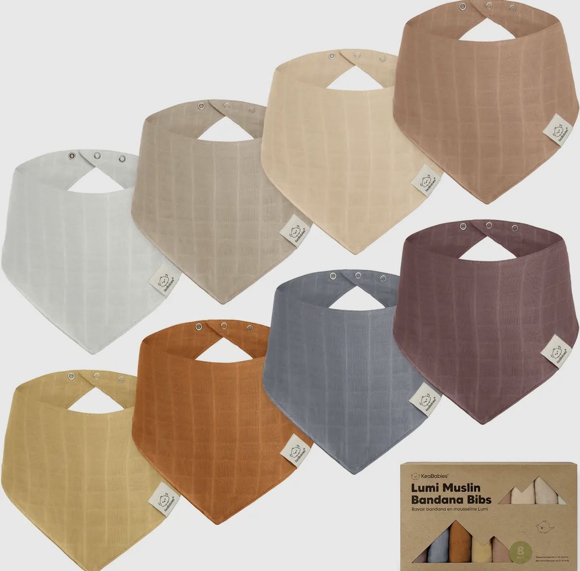 Muslin Bandana Bibs