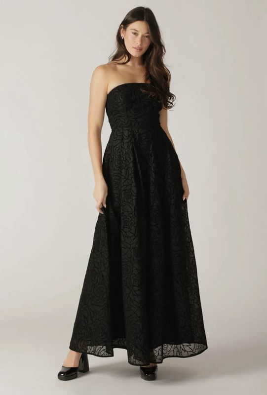 Midnight Maxi Dress, Color: Black, Size: Small