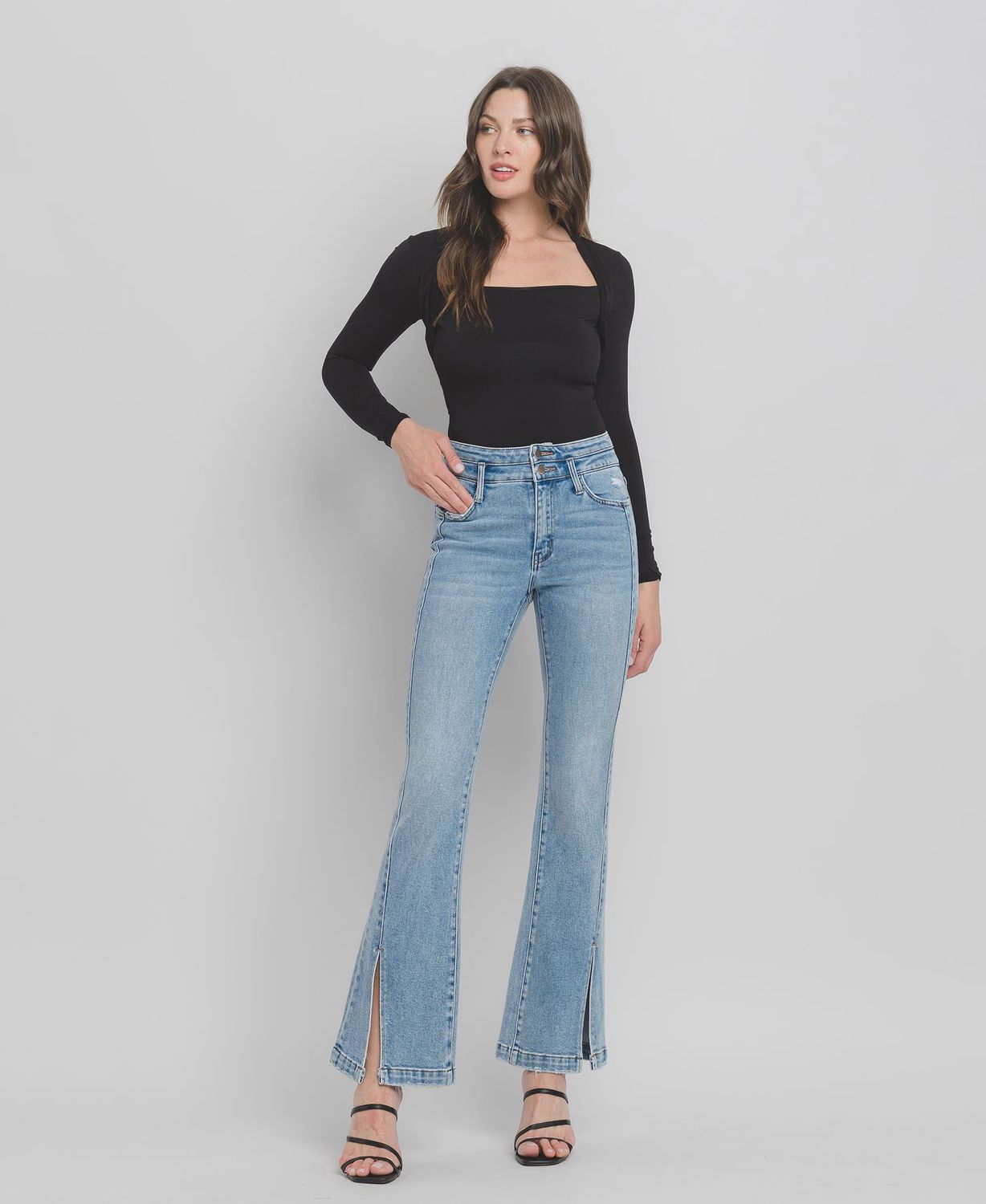 Amenity Jeans, Color: Light wash, Size: 24