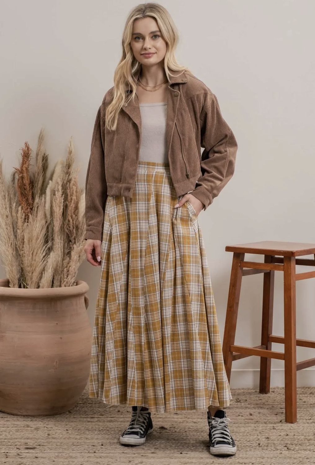 Sophie Corduroy Jacket, Color: Cocoa, Size: Small