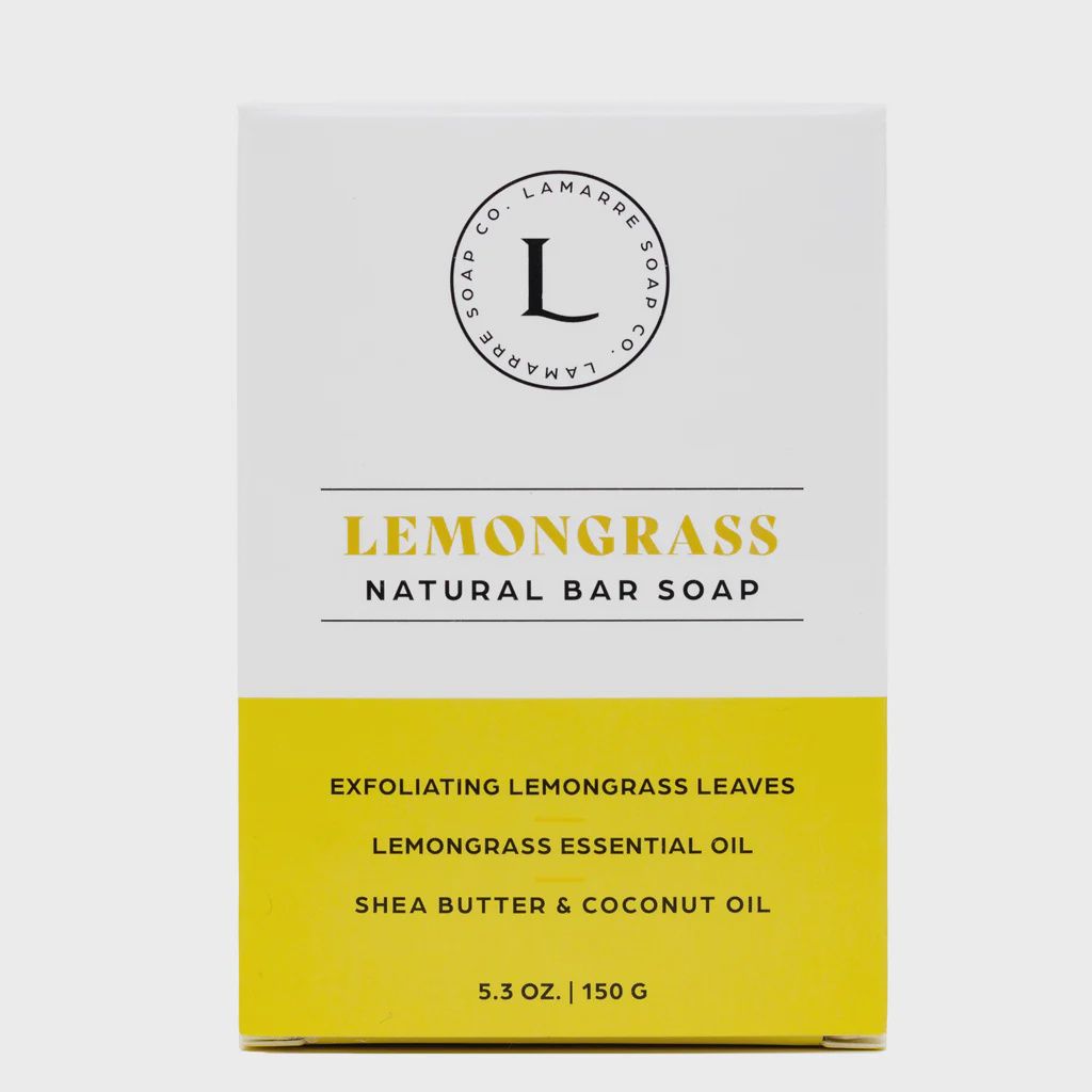 Natural Bar Soap, Scent: Lemongrass