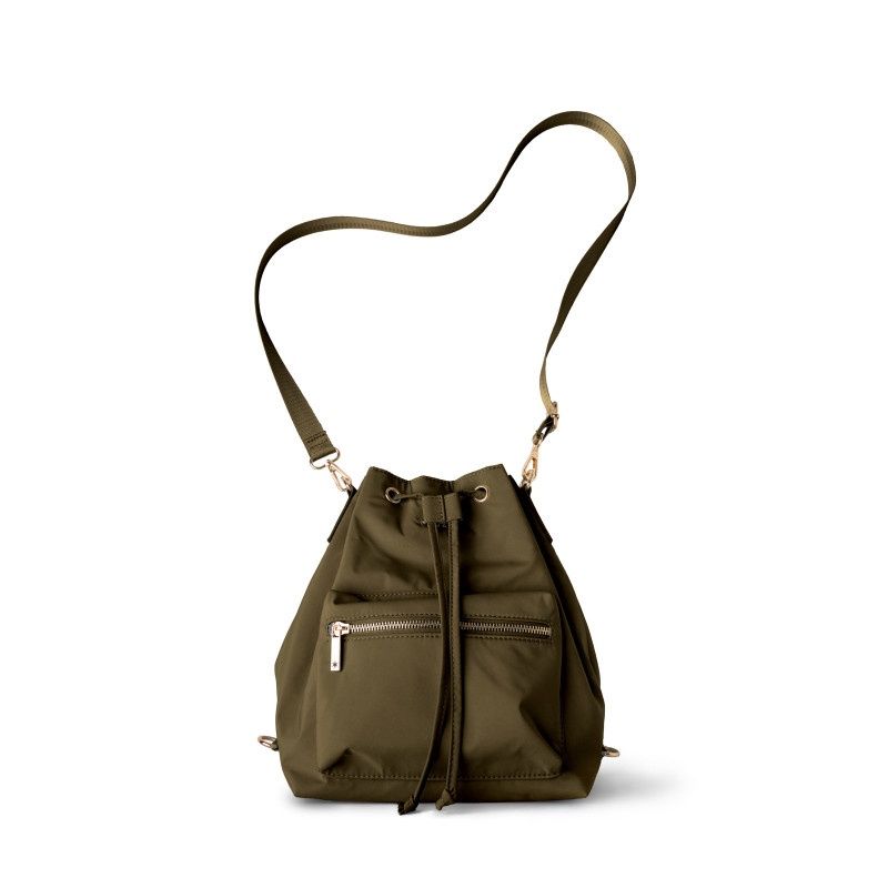 Aries 3-Way Convertible Bucket Bag, Color: Olive