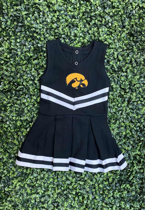 Iowa Hawkeyes Cheer Bodysuit Dress, Size: 0-3mo