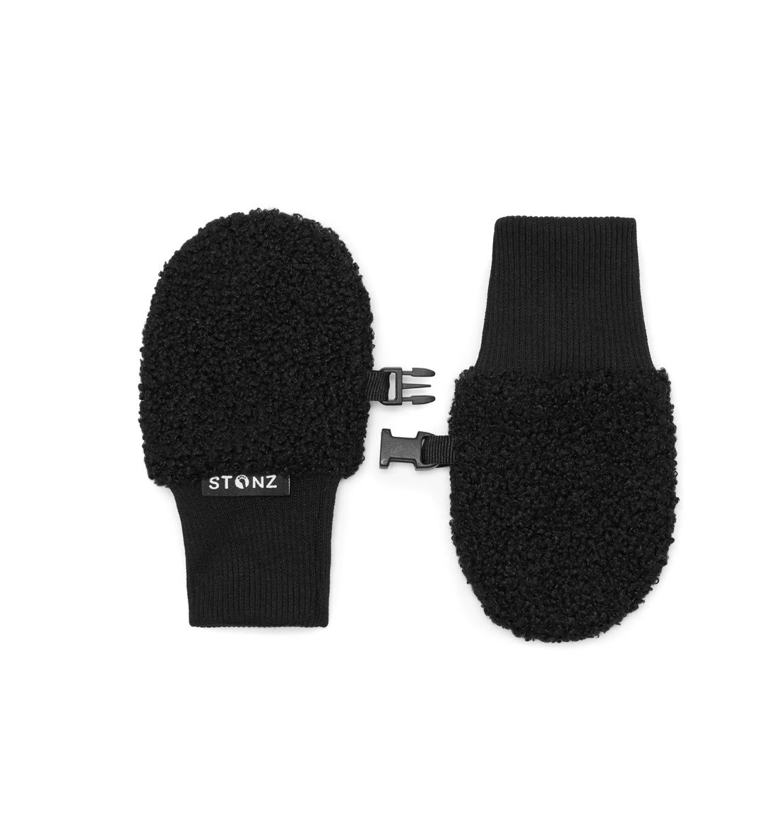 Alice Fleece Mits, Color: Black, Size: 0-12M