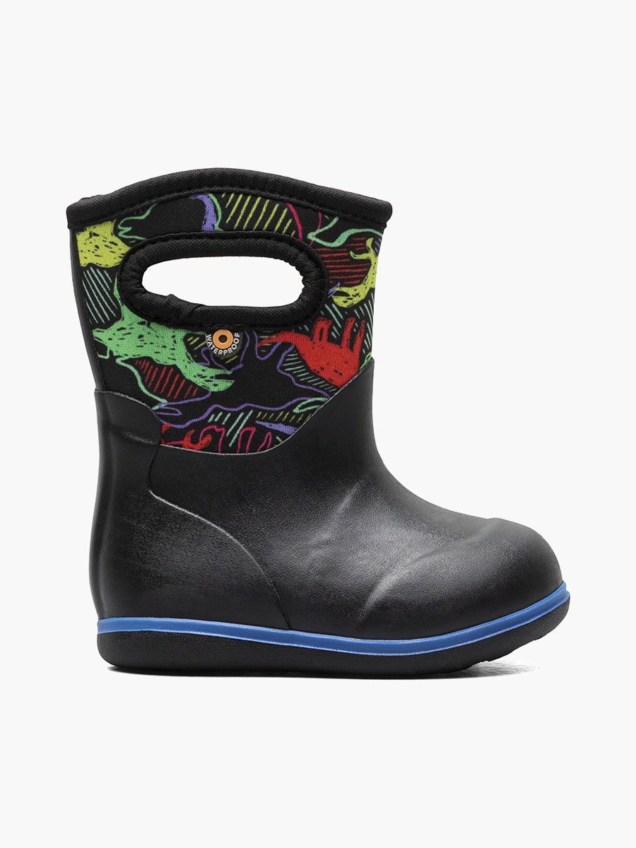 Baby Classic Neon Dino, Color: Black Multi, Size: Size 4 Toddler