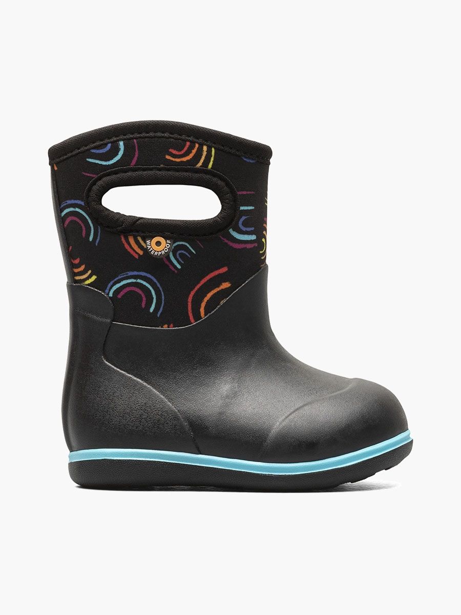 Baby Classic Wild Rainbow, Color: Black Multi, Size: Size 4 Toddler