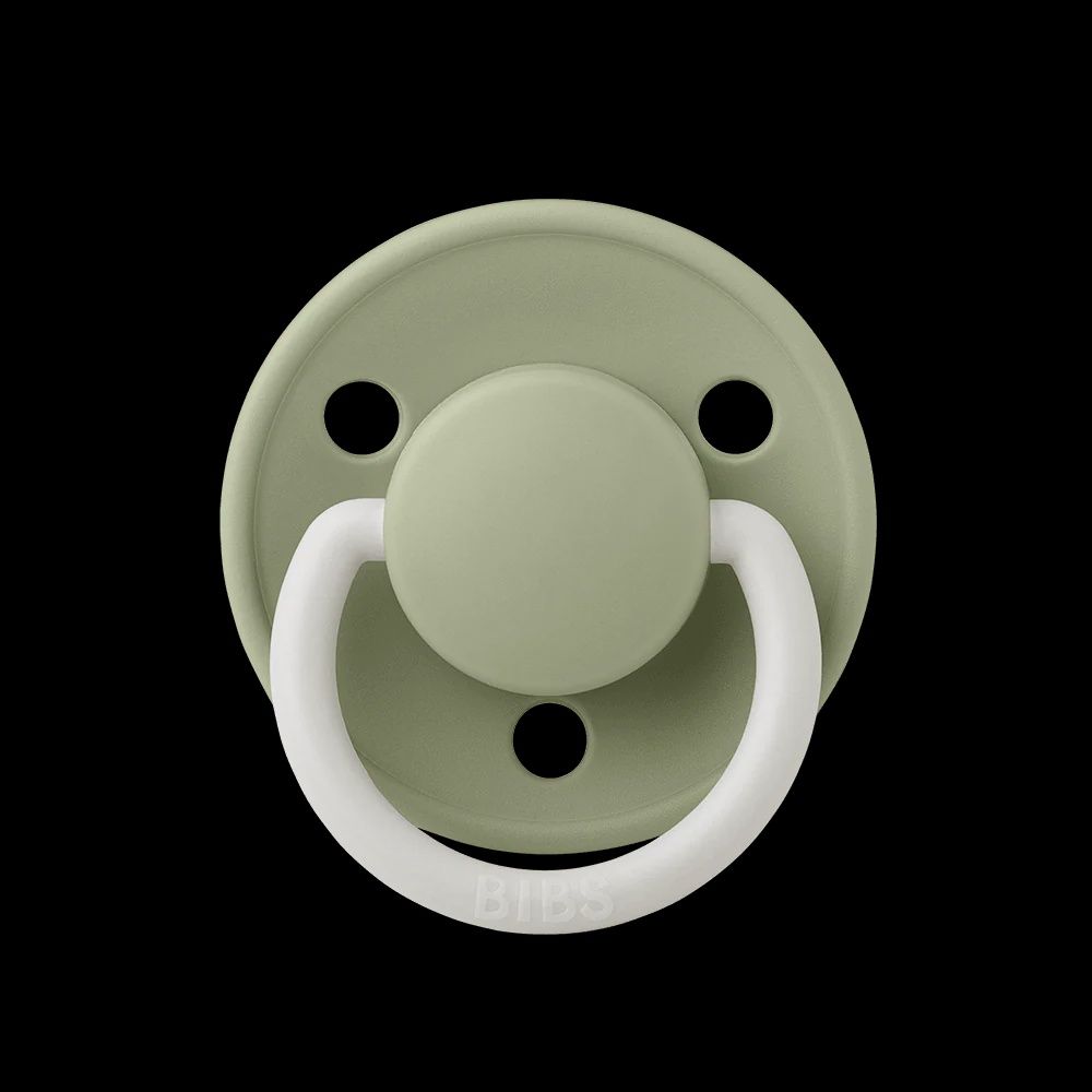 2 Pk Glow in the Dark Pacifiers, Color: Sage