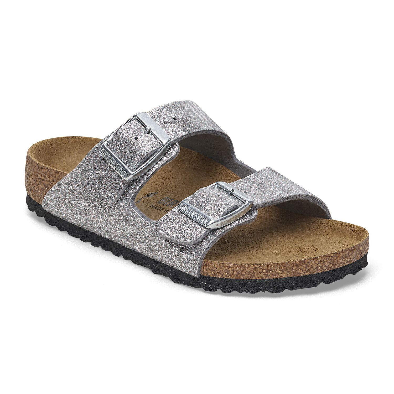 Arizona Kids- Sparkling Silver, Size: EU26 (US K 8) Narrow