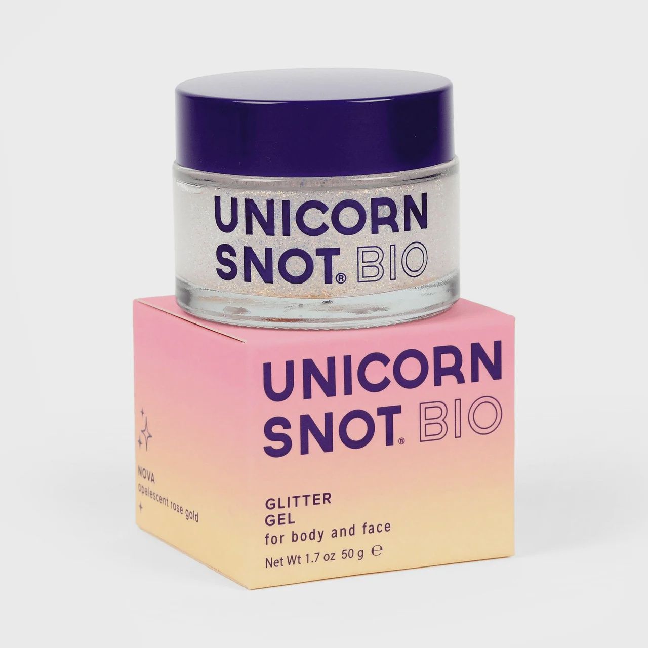 Unicorn Snot Body Glitter, Color: Opalescent Rose Gold