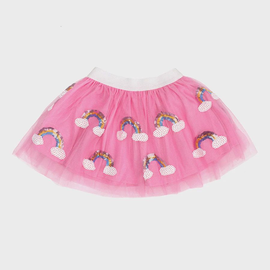 Magical Rainbow Tutu, Color: Pink, Size: 4-6Y