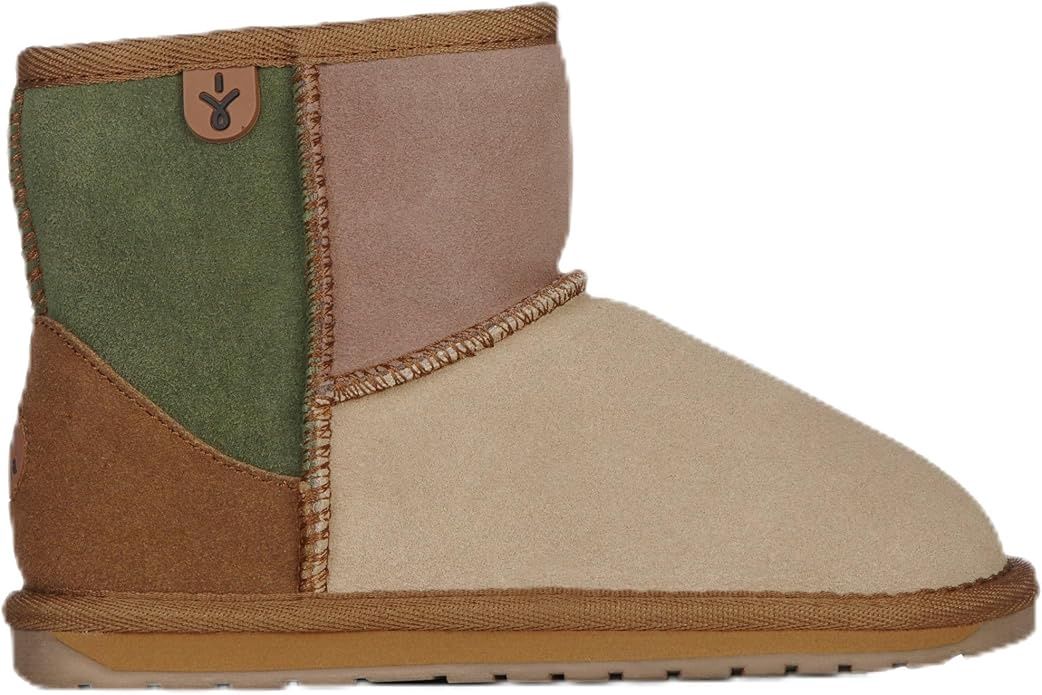Wallaby Mini Patchwork, Color: Chestnut, Size: Size 8
