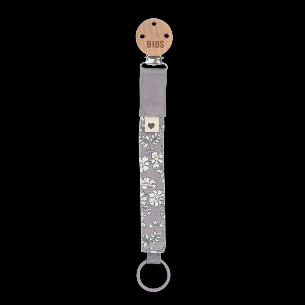 Liberty Pacifier Clip, Color: Fossil Grey