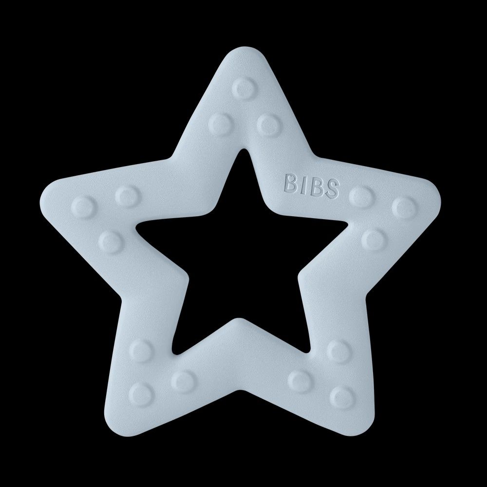 Baby Bitie Star Teething Toy, Color: Baby Blue