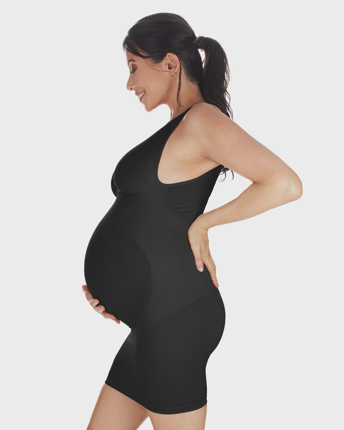 Maternity Slip Dress, Color: Black, Size: S/1