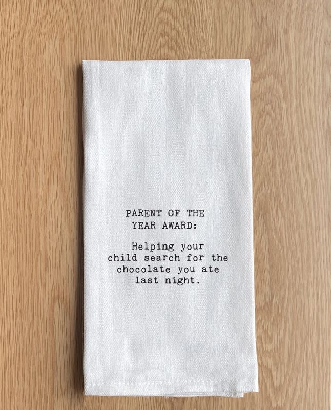 Parent Of The Year Award… Hand Towel