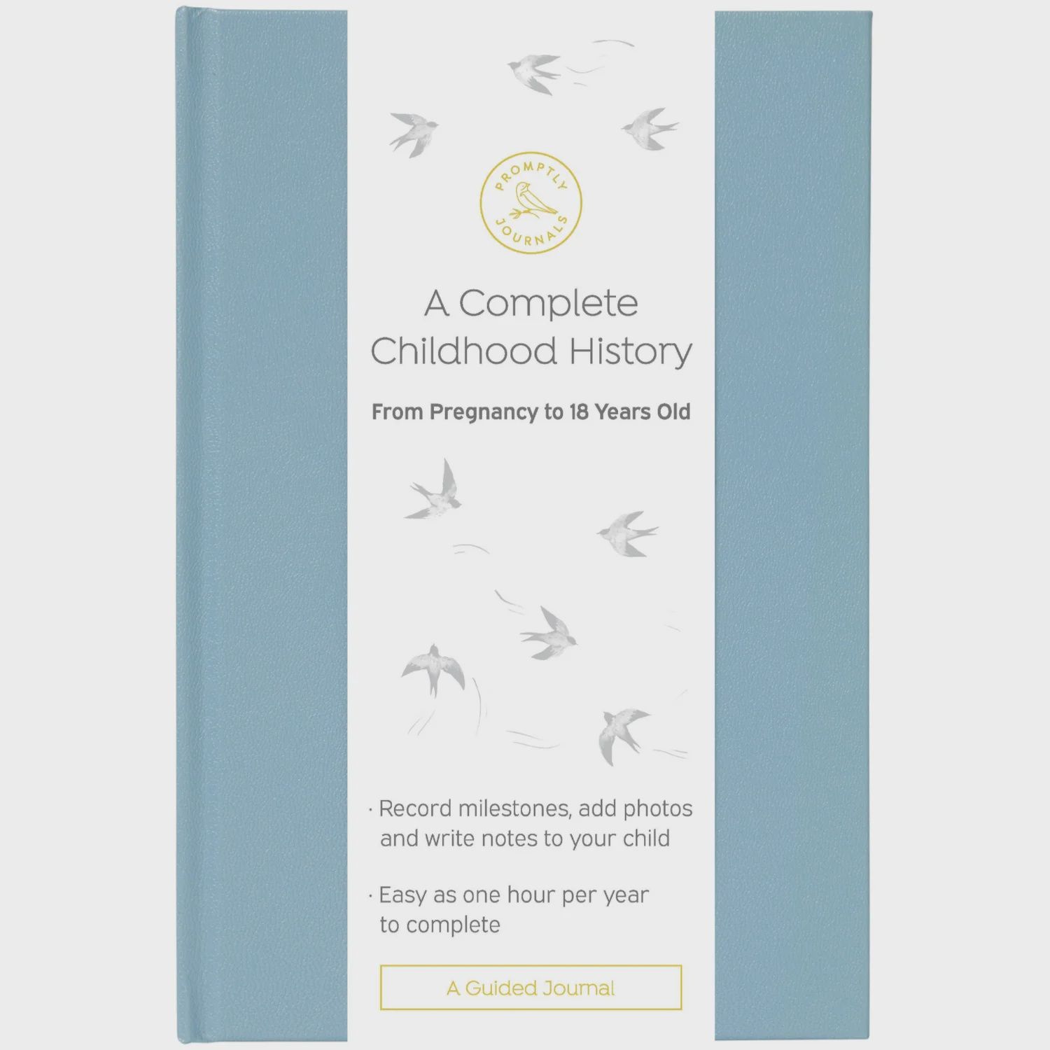 A Complete Childhood History Journal, Color: Blue