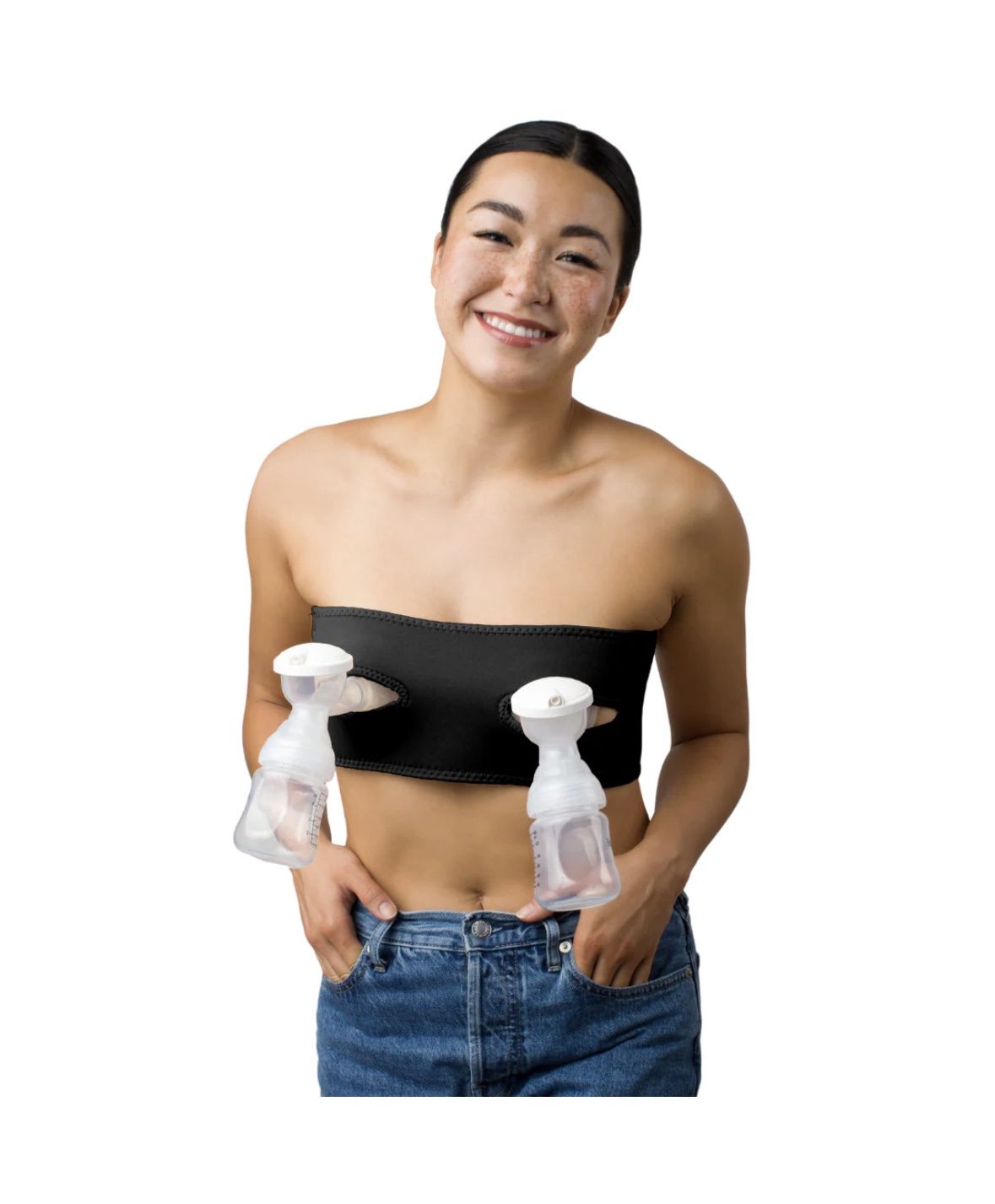 Hands Free Pump Strap, Color: Black, Size: One Size A-DD