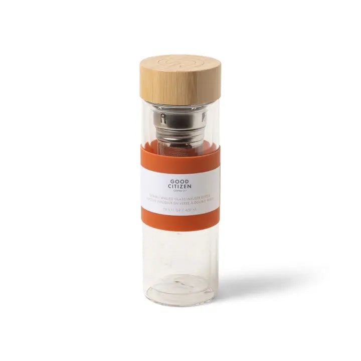 Double-Walled Glass Infuser Bottle