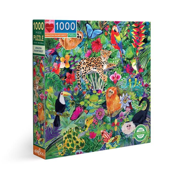 1000 Pc Puzzle, Theme: Amazon Rainforest