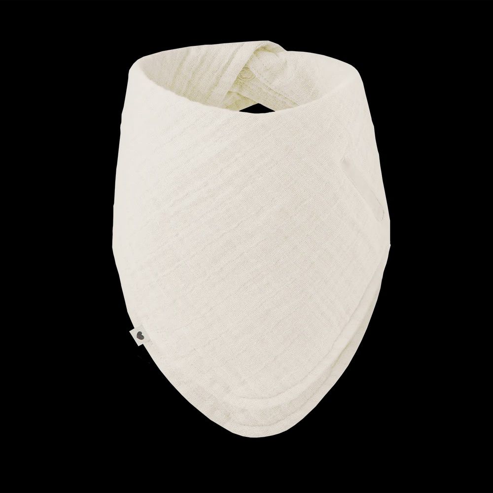 Bandana Bibs, Color: Ivory