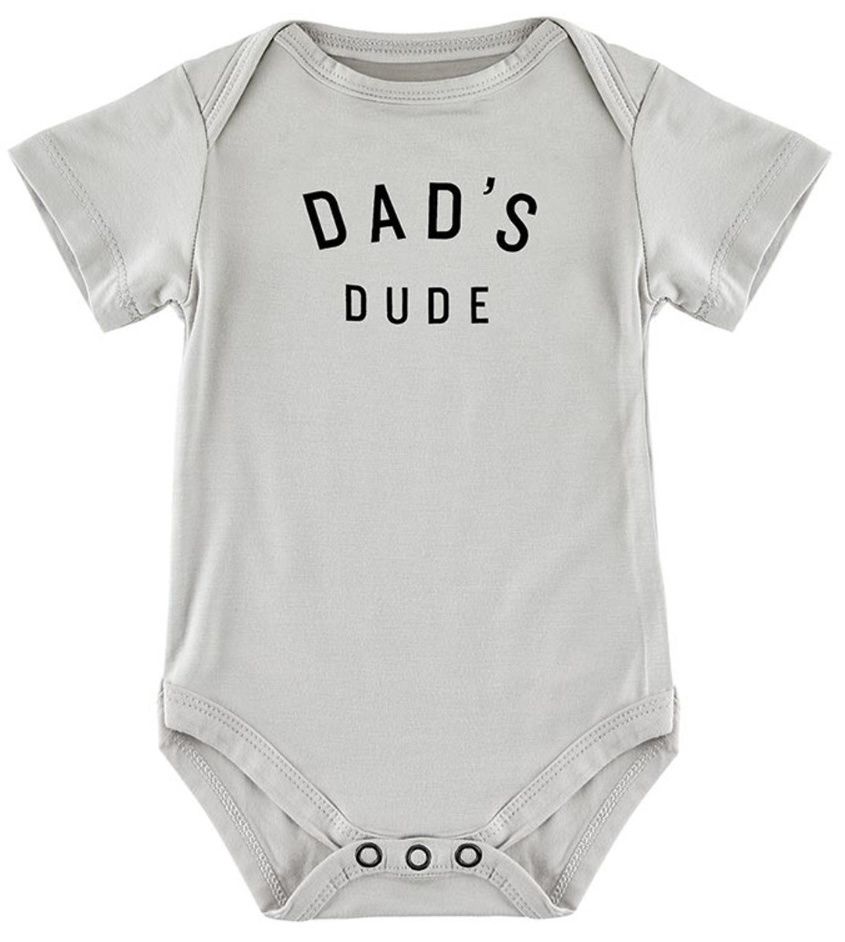 Dad&#39;s Dude Onesie, Size: 0-3M, Color: Grey