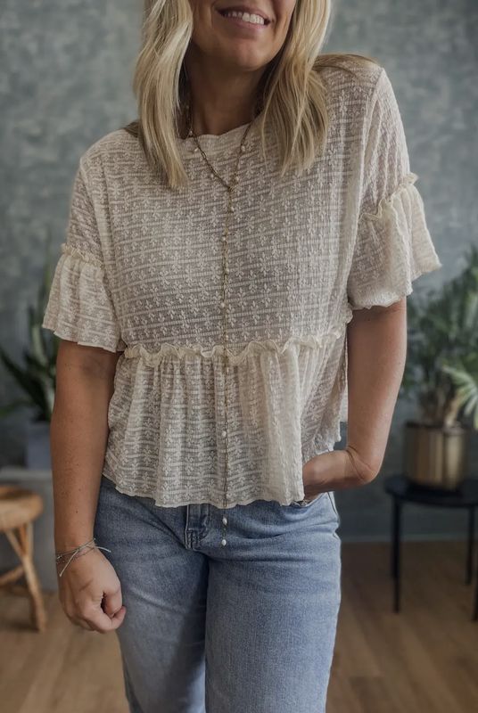 Cami Ruffle Blouse