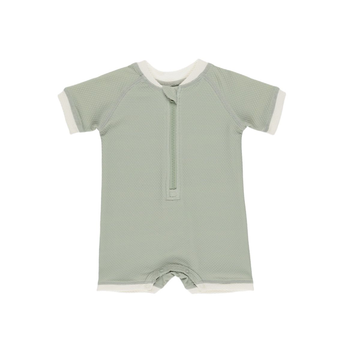 Madden Rashguard One Piece, Color: Sage, Size: 0-3 Months